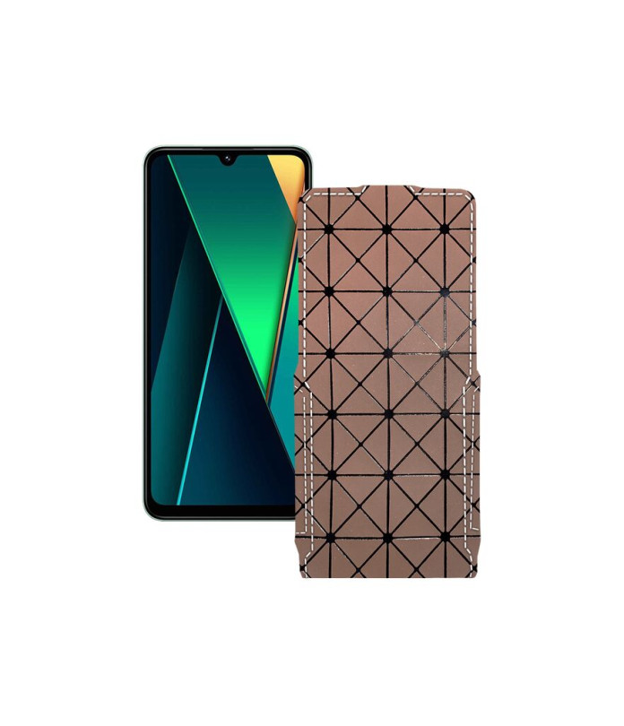 Чохол-флип з екошкіри для телефону Xiaomi Poco C75