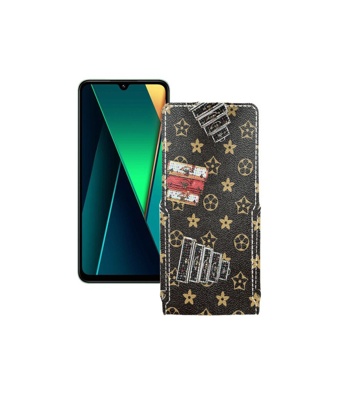 Чохол-флип з екошкіри для телефону Xiaomi Poco C75