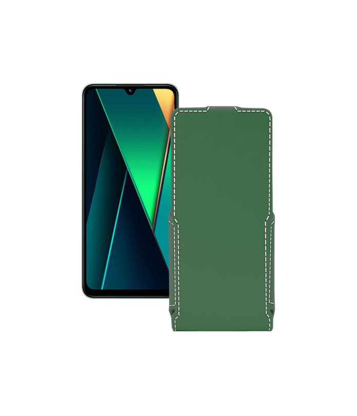 Чохол-флип з екошкіри для телефону Xiaomi Poco C75