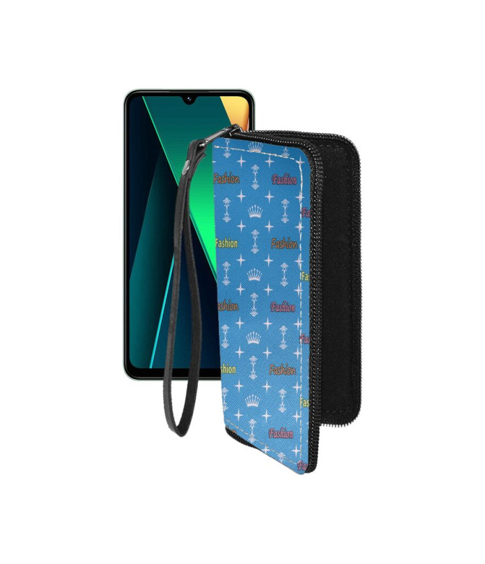 Чохол-гаманець з екошкіри для телефону Xiaomi Poco C75