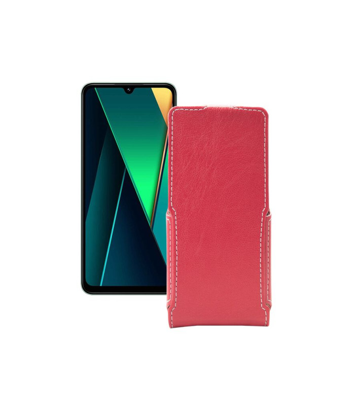 Чохол-флип з екошкіри для телефону Xiaomi Poco C75