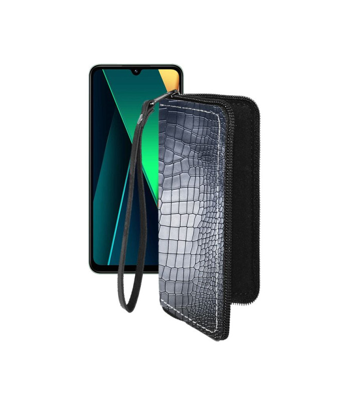 Чохол-гаманець з екошкіри для телефону Xiaomi Poco C75