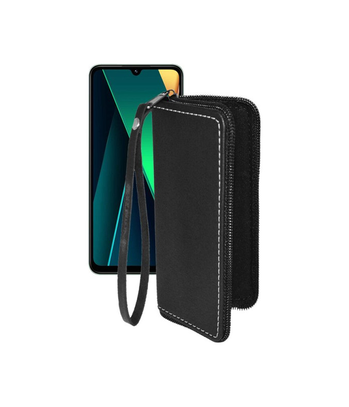 Чохол-гаманець з екошкіри для телефону Xiaomi Poco C75