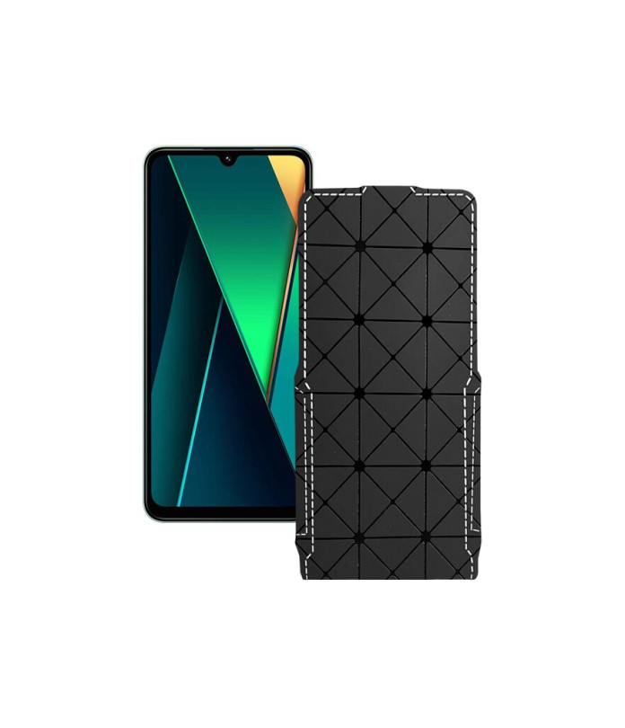 Чохол-флип з екошкіри для телефону Xiaomi Poco C75