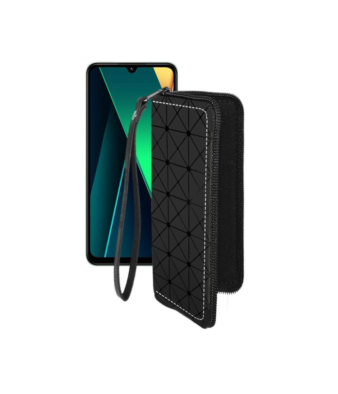 Чохол-гаманець з екошкіри для телефону Xiaomi Poco C75