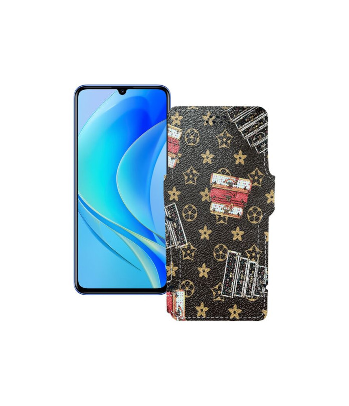 Чохол-книжка з екошкіри для телефону Huawei Nova Y70