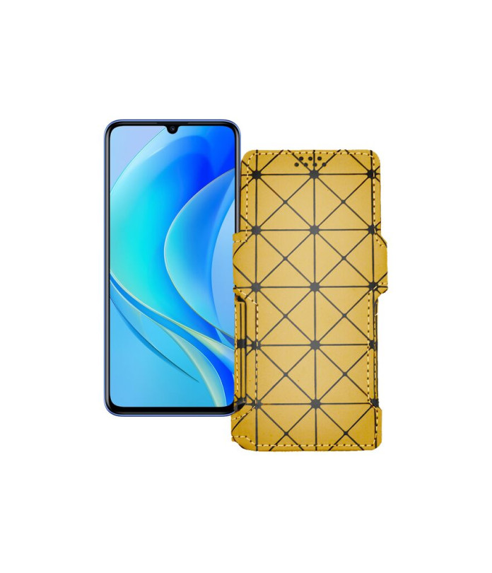 Чохол-книжка з екошкіри для телефону Huawei Nova Y70