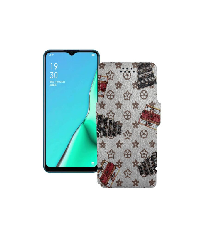 Чохол-книжка з екошкіри для телефону OPPO A9 2020