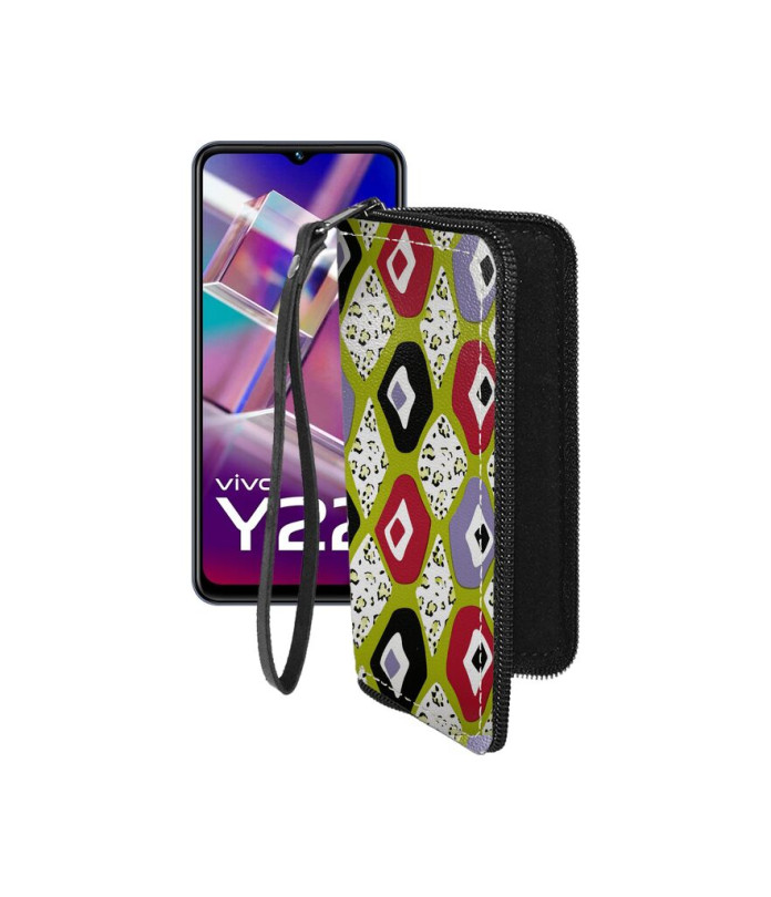 Чохол-гаманець з екошкіри для телефону Vivo Y22
