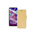 Чохол-книжка з екошкіри для телефону Vivo Y22