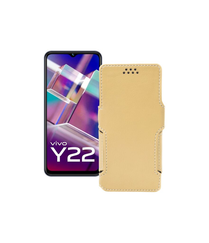 Чохол-книжка з екошкіри для телефону Vivo Y22
