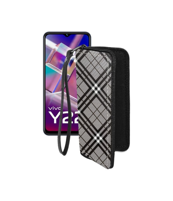 Чохол-гаманець з екошкіри для телефону Vivo Y22