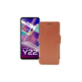 Чохол-книжка з екошкіри для телефону Vivo Y22