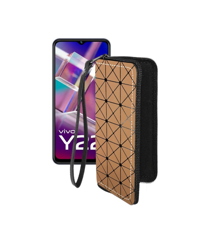 Чохол-гаманець з екошкіри для телефону Vivo Y22