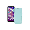 Чохол-книжка з екошкіри для телефону Vivo Y22