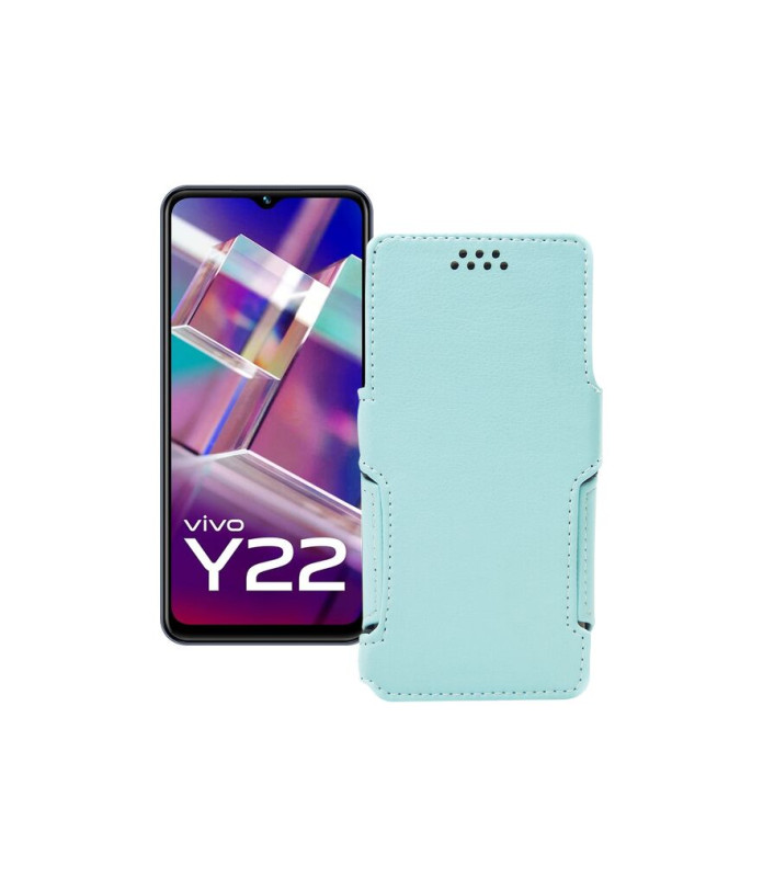 Чохол-книжка з екошкіри для телефону Vivo Y22