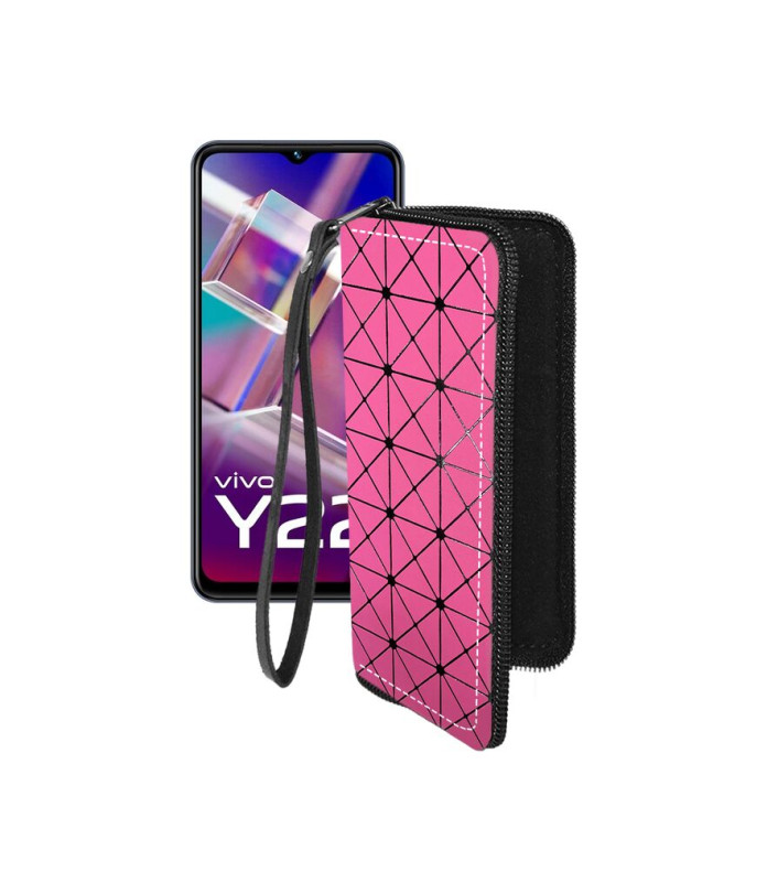 Чохол-гаманець з екошкіри для телефону Vivo Y22