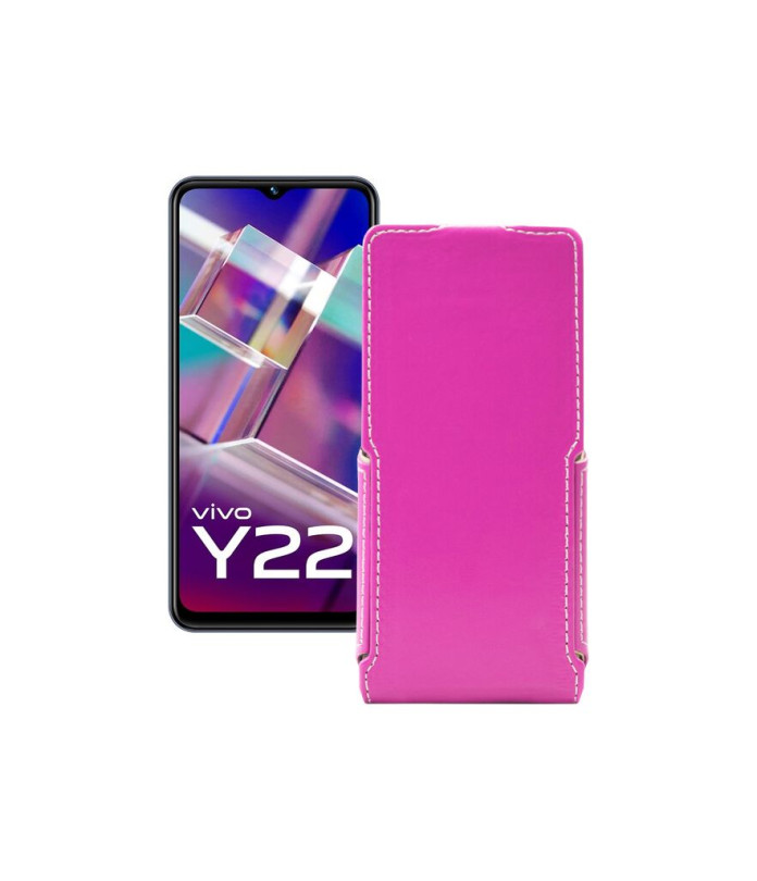 Чохол-флип з екошкіри для телефону Vivo Y22