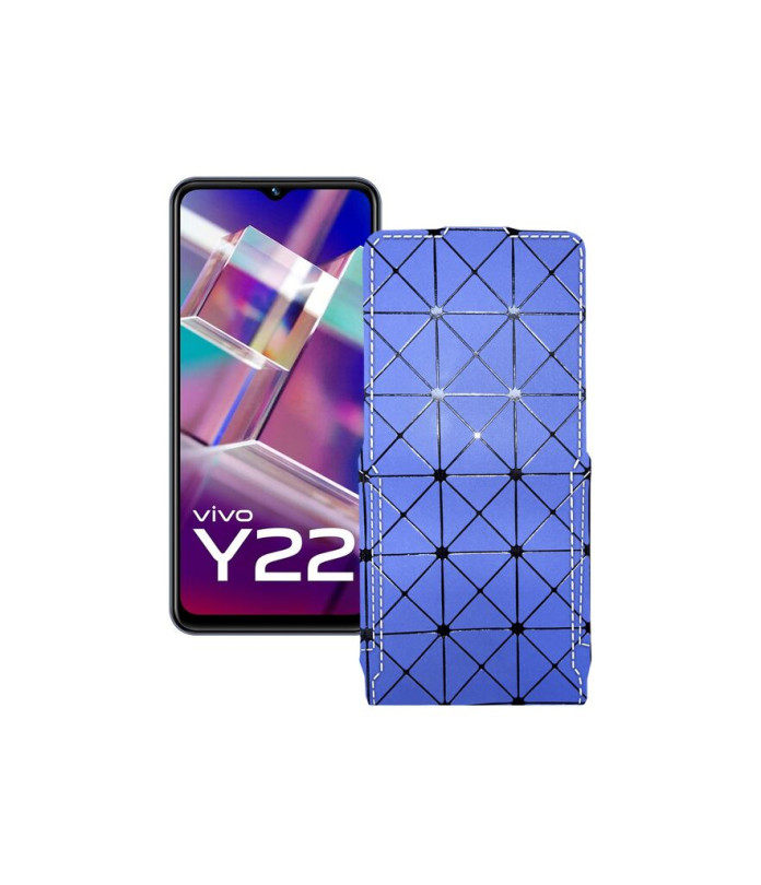 Чохол-флип з екошкіри для телефону Vivo Y22