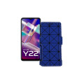 Чохол-книжка з екошкіри для телефону Vivo Y22