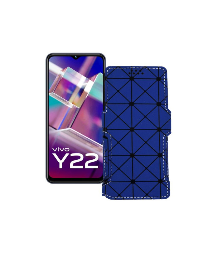 Чохол-книжка з екошкіри для телефону Vivo Y22
