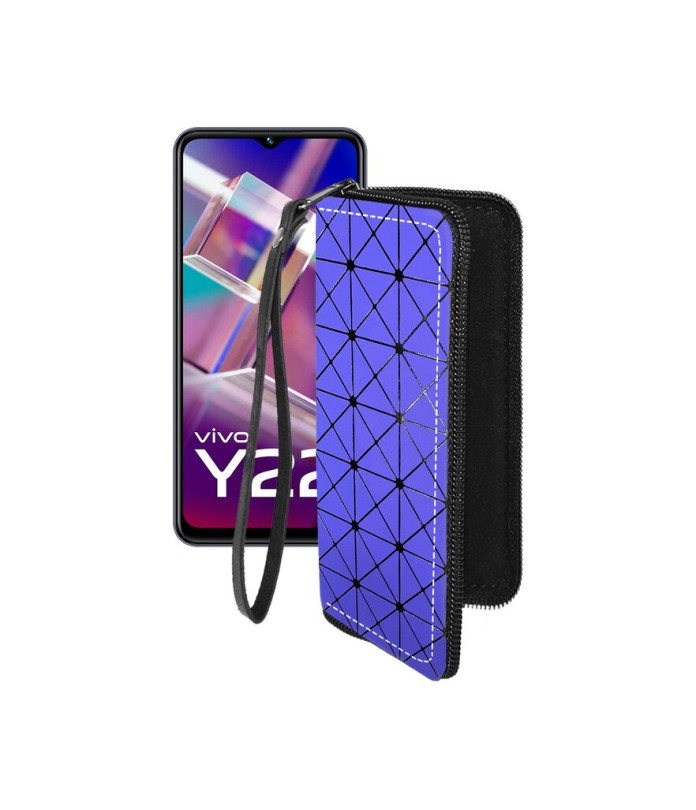 Чохол-гаманець з екошкіри для телефону Vivo Y22