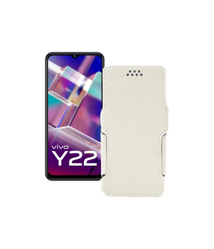 Чохол-книжка з екошкіри для телефону Vivo Y22