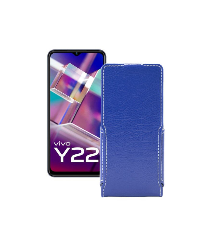 Чохол-флип з екошкіри для телефону Vivo Y22
