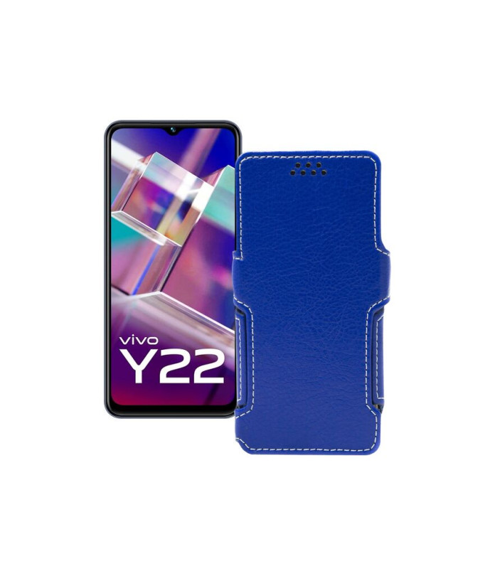 Чохол-книжка з екошкіри для телефону Vivo Y22