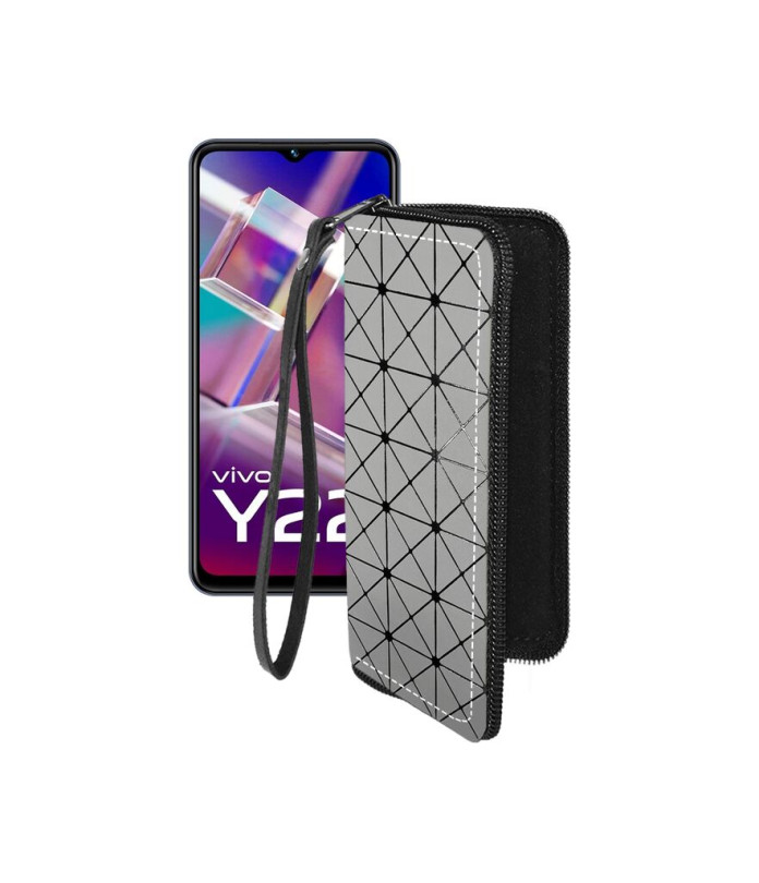 Чохол-гаманець з екошкіри для телефону Vivo Y22