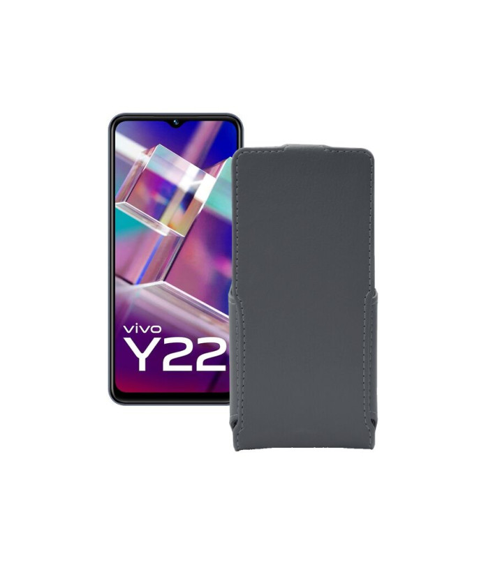 Чохол-флип з екошкіри для телефону Vivo Y22