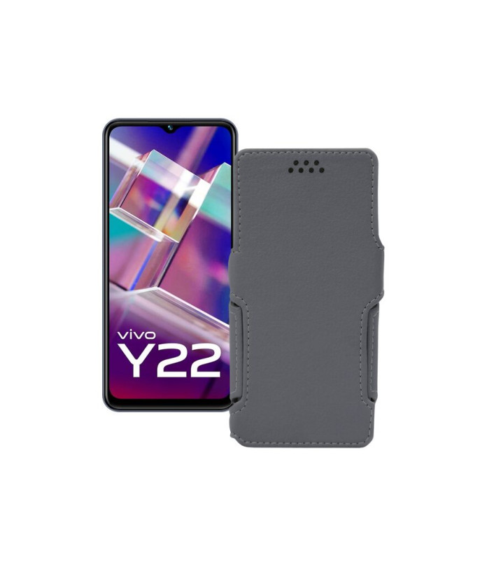 Чохол-книжка з екошкіри для телефону Vivo Y22