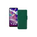 Чохол-книжка з екошкіри для телефону Vivo Y22