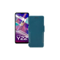 Чохол-книжка з екошкіри для телефону Vivo Y22