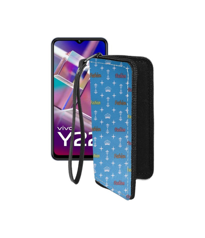 Чохол-гаманець з екошкіри для телефону Vivo Y22