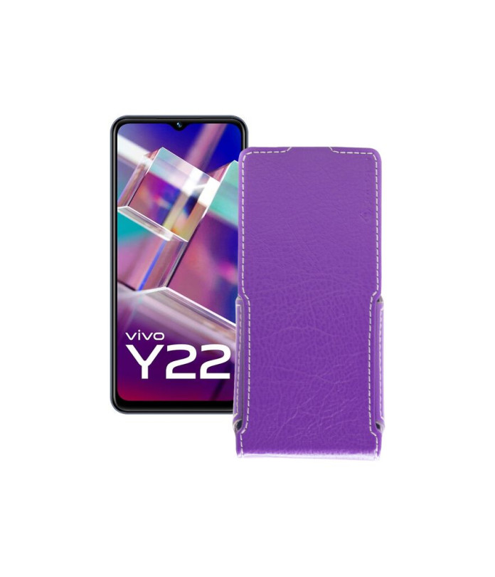 Чохол-флип з екошкіри для телефону Vivo Y22