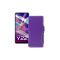 Чохол-книжка з екошкіри для телефону Vivo Y22