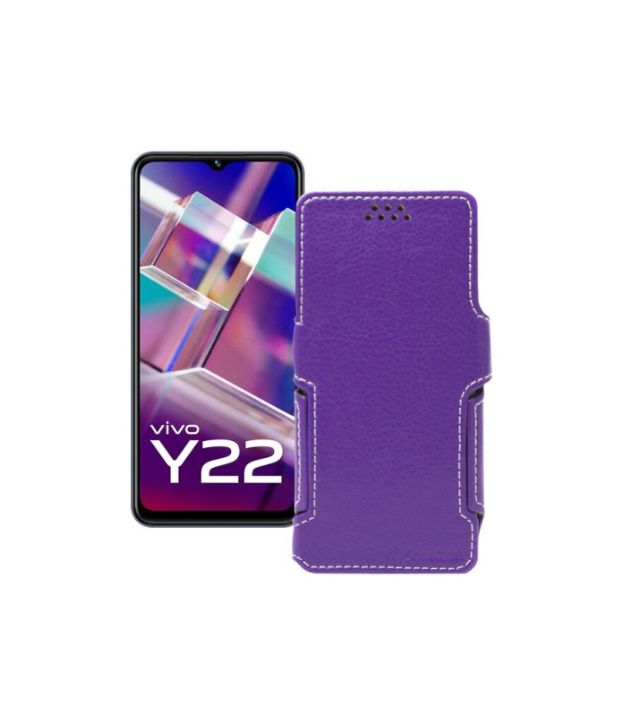 Чохол-книжка з екошкіри для телефону Vivo Y22