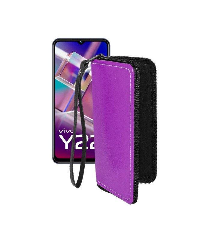 Чохол-гаманець з екошкіри для телефону Vivo Y22
