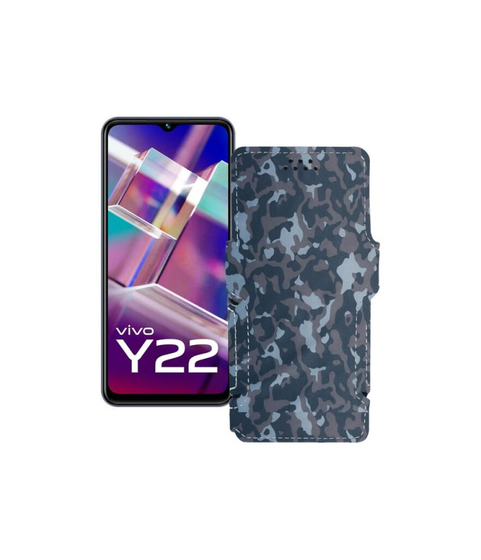 Чохол-книжка з екошкіри для телефону Vivo Y22