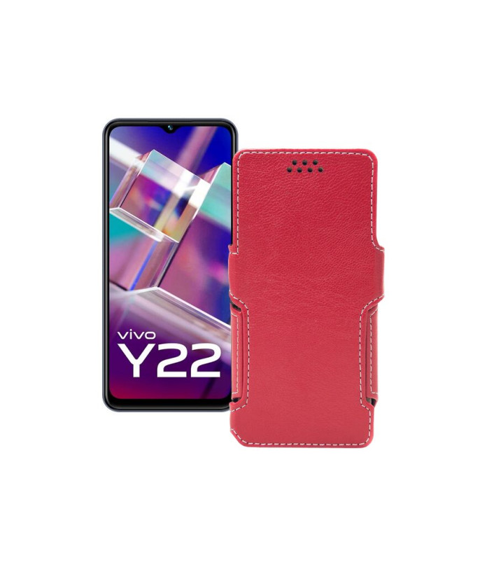 Чохол-книжка з екошкіри для телефону Vivo Y22