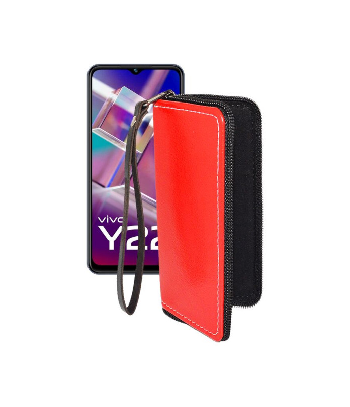Чохол-гаманець з екошкіри для телефону Vivo Y22