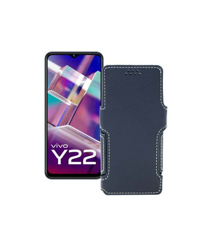 Чохол-книжка з екошкіри для телефону Vivo Y22