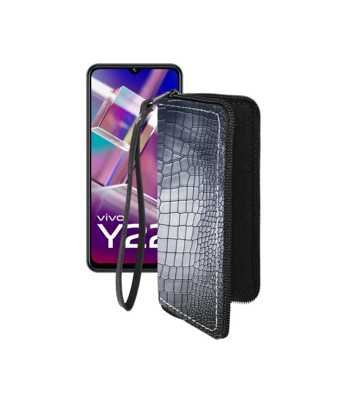 Чохол-гаманець з екошкіри для телефону Vivo Y22