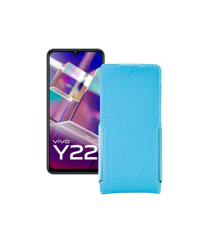 Чохол-флип з екошкіри для телефону Vivo Y22