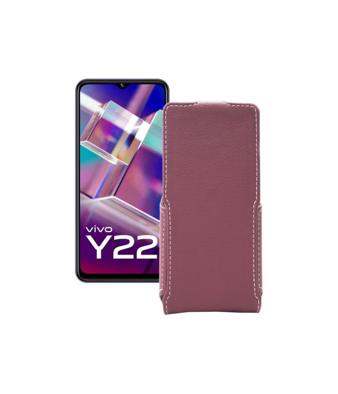 Чохол-флип з екошкіри для телефону Vivo Y22