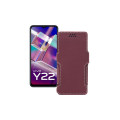Чохол-книжка з екошкіри для телефону Vivo Y22