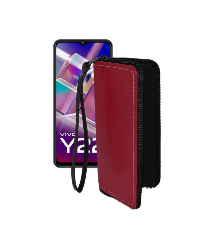 Чохол-гаманець з екошкіри для телефону Vivo Y22