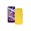 Чохол-книжка з екошкіри для телефону Vivo Y22