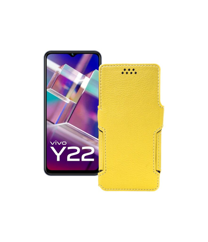Чохол-книжка з екошкіри для телефону Vivo Y22